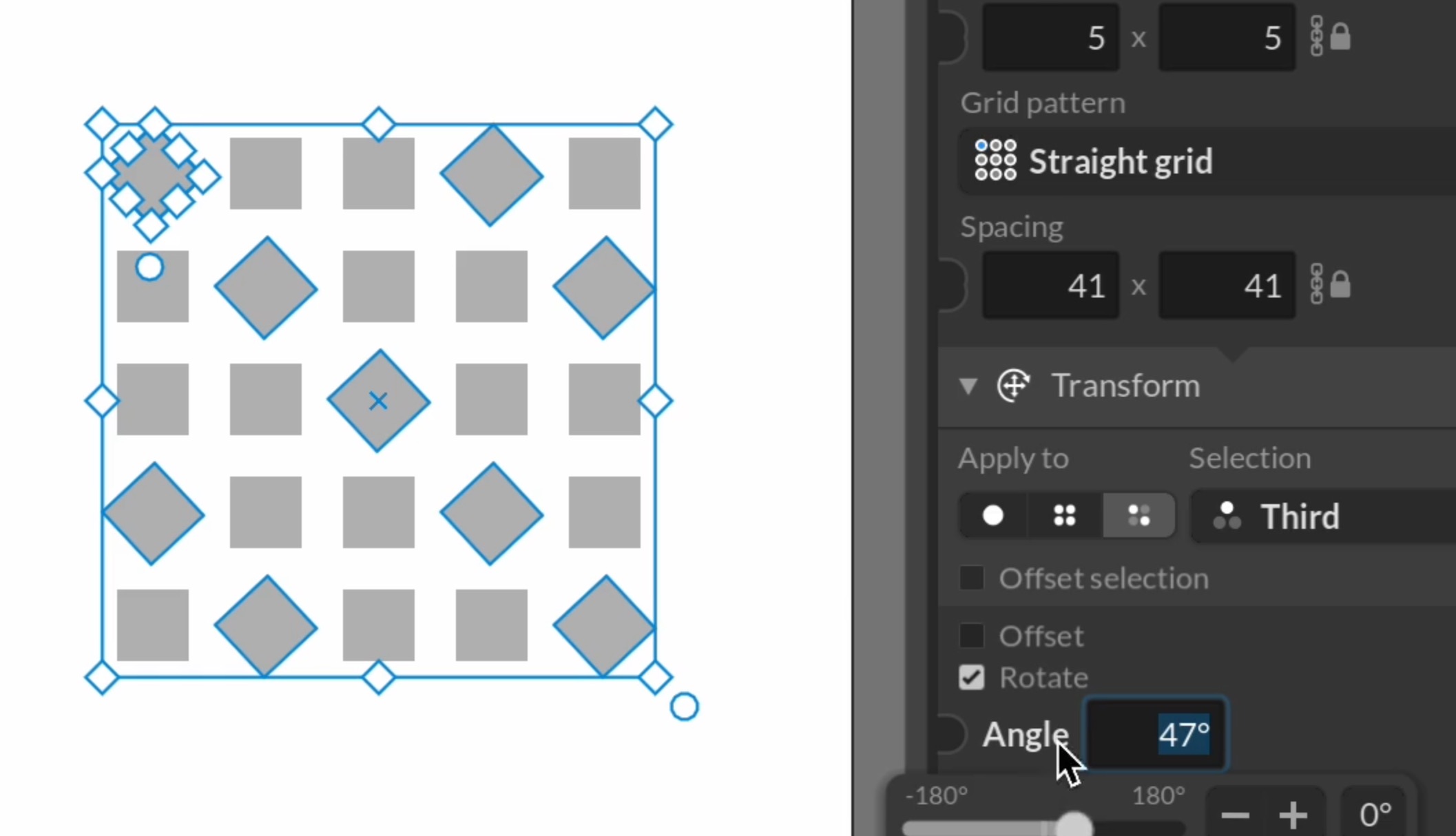 Change node Apply to modes