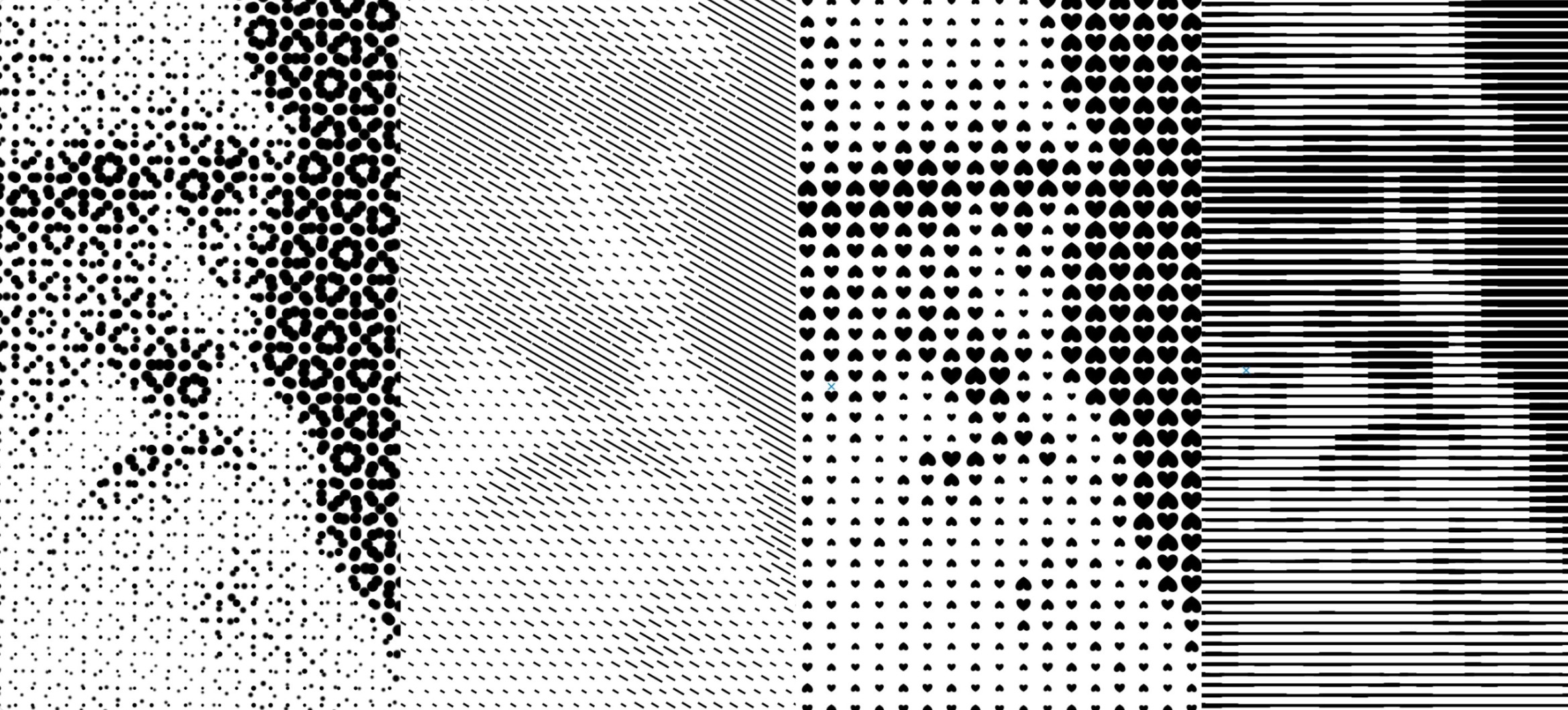 Creating vector halftone effects